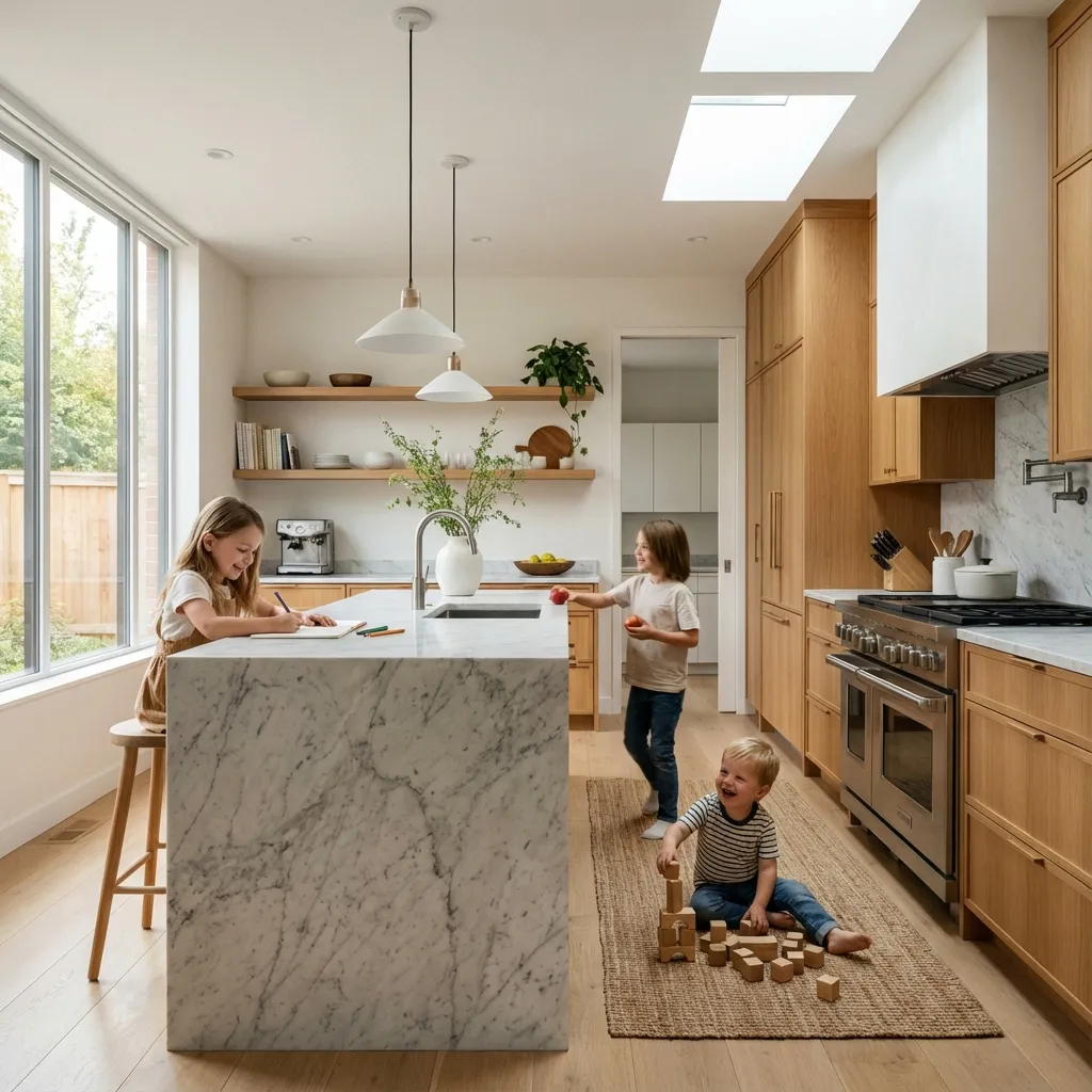 A beautifully designed kitchen where life happens